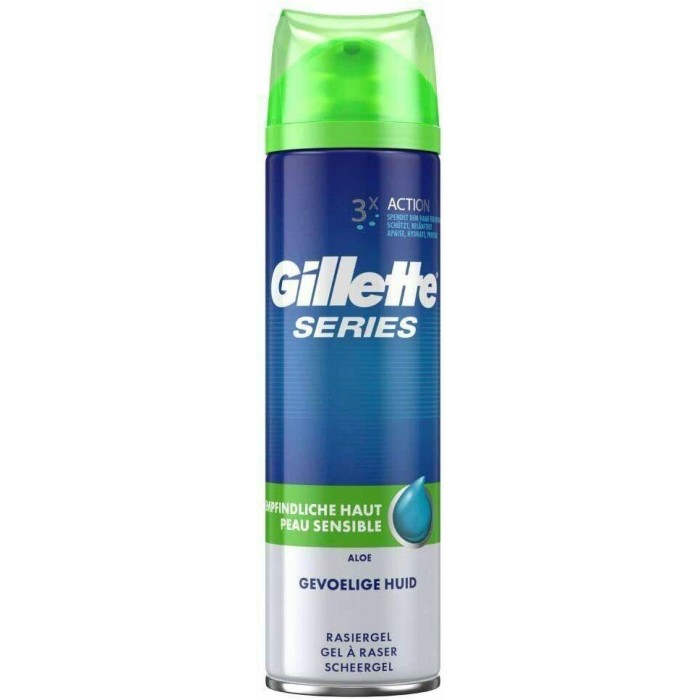 Гель для бритья Gillette Series Sensitive Skin Для чувствительной кожи, 200 мл - 